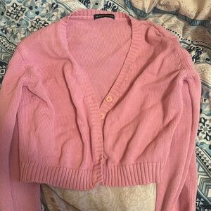Bubblegum Pink Brandy Melville Billie Cardigan